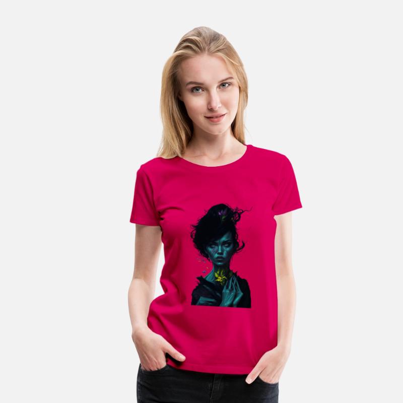mystic serenity woman t-shirt design