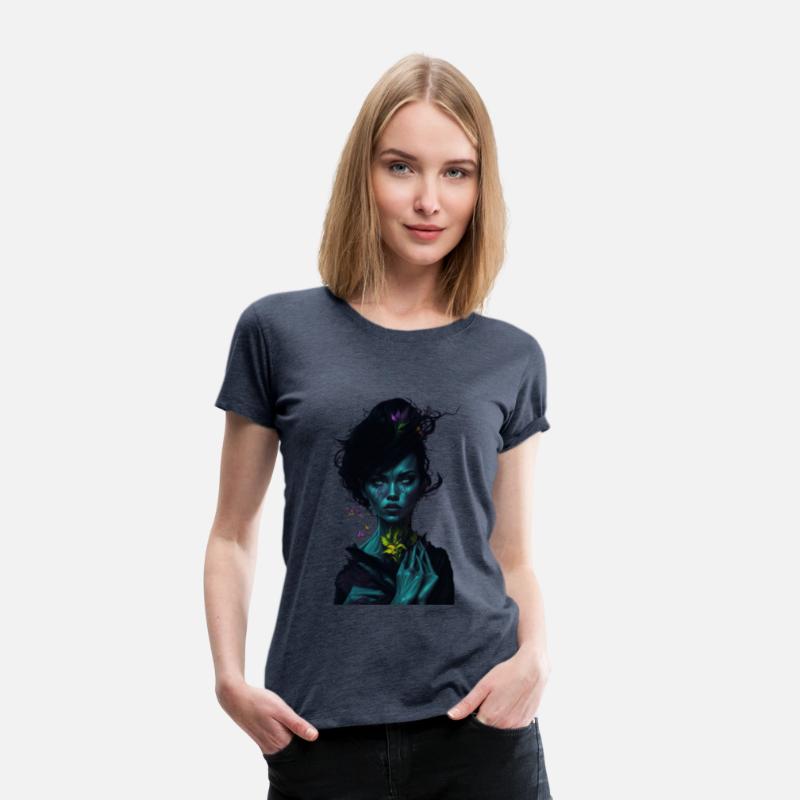 mystic serenity woman t-shirt design