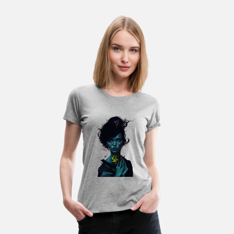 mystic serenity woman t-shirt design