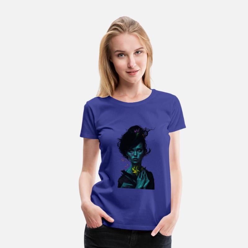 mystic serenity woman t-shirt design