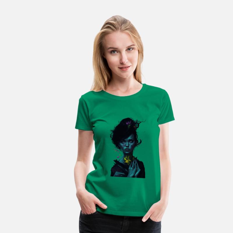 mystic serenity woman t-shirt design