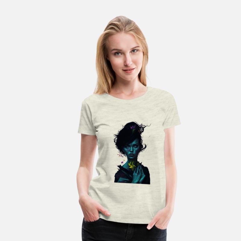 mystic serenity woman t-shirt design