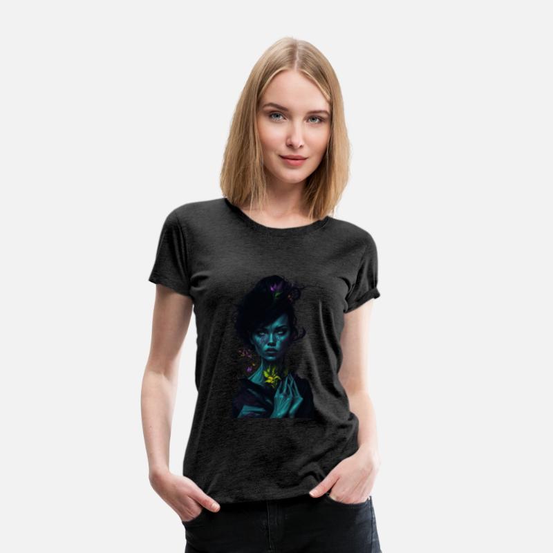 mystic serenity woman t-shirt design