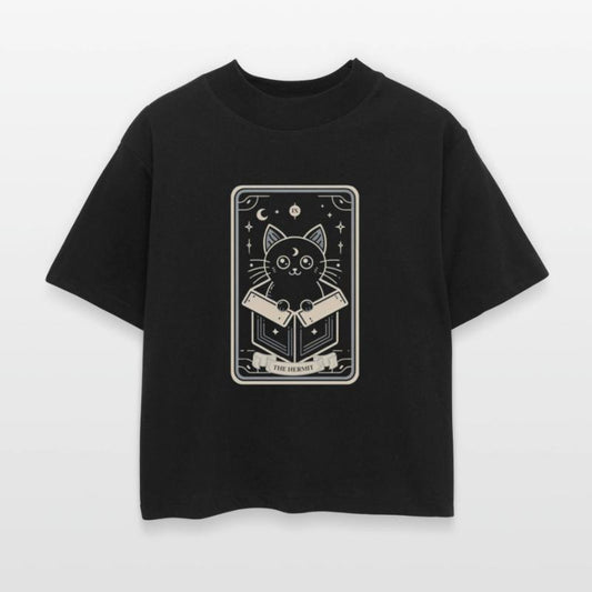 Mystical Hermit Black Cat Tarot Tee
