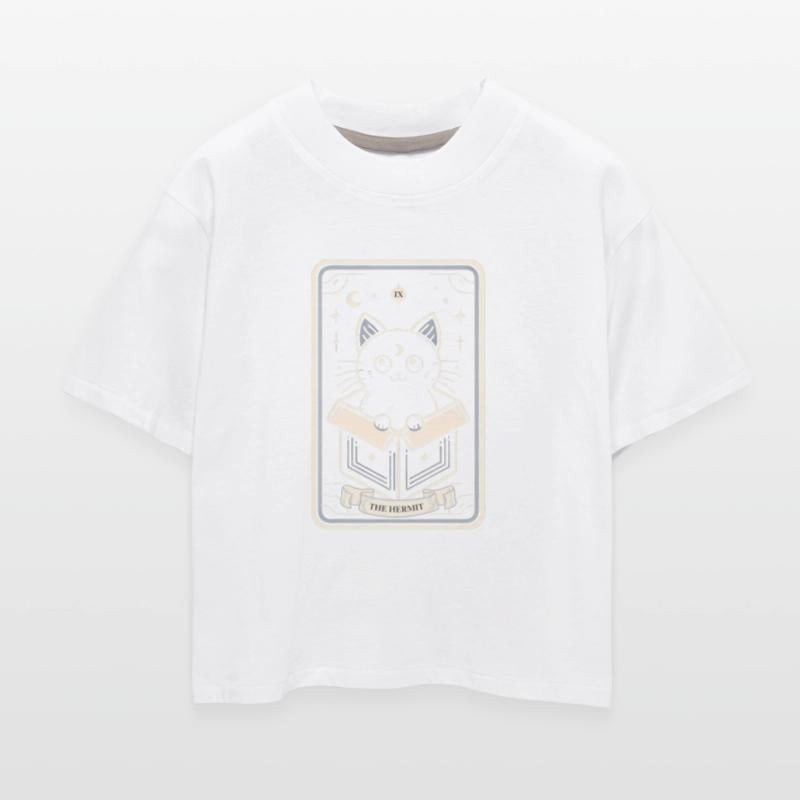 Mystical Hermit Black Cat Tarot Tee