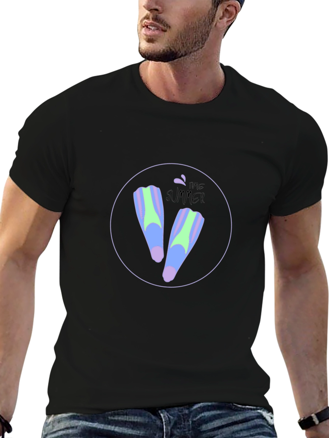 Summer Time Snorkel Fin T-Shirt