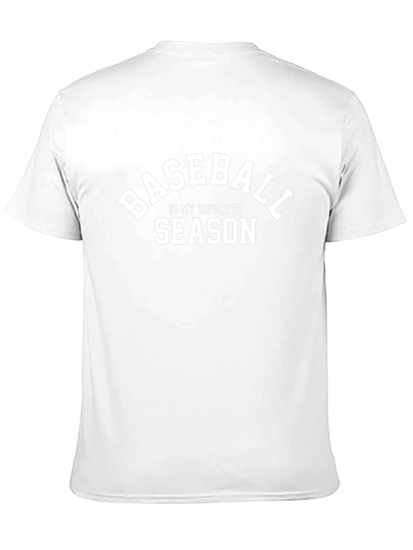 Baseball is My Favorite Season Black T-Shirt