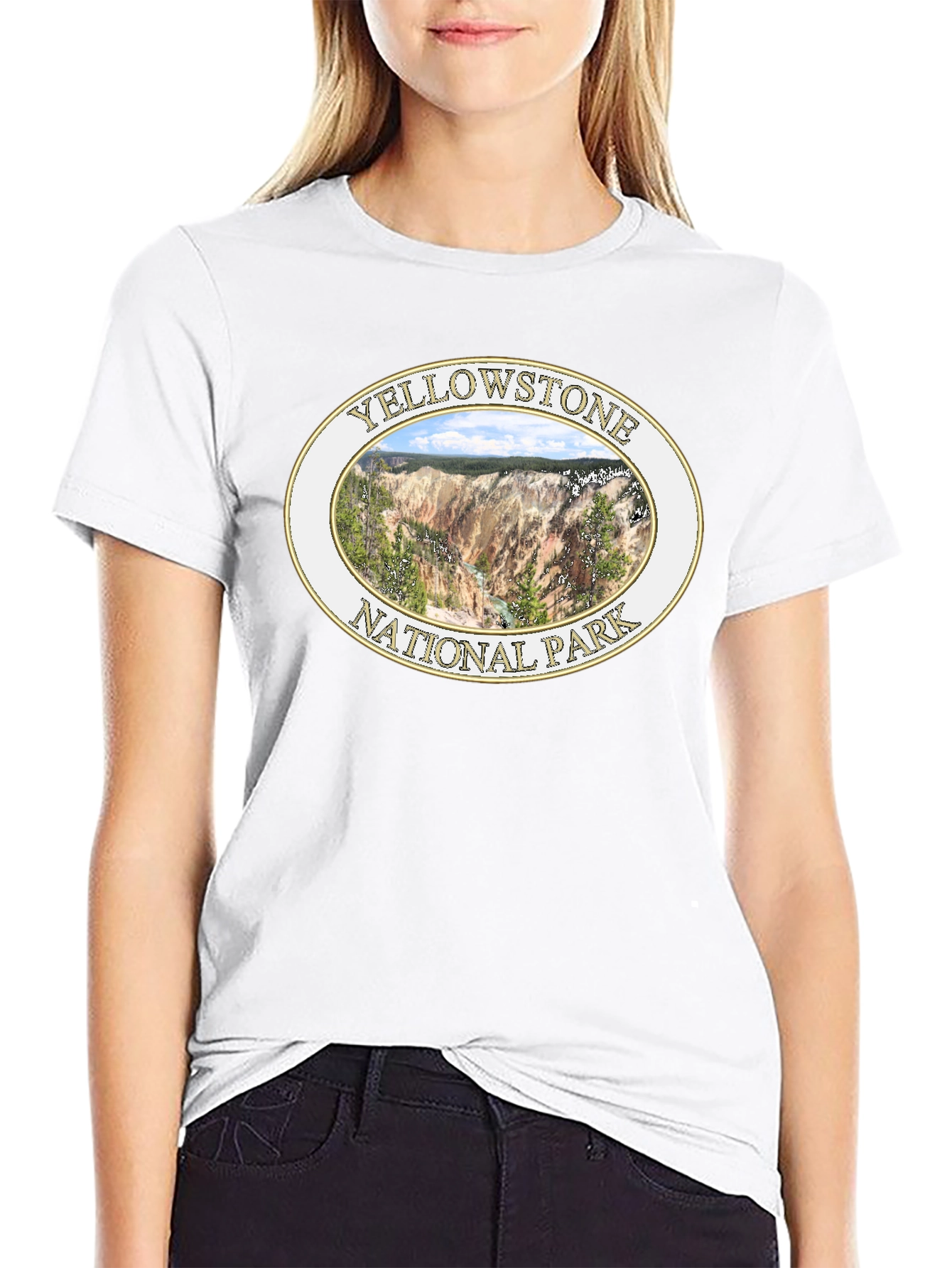 Yellowstone National Park Black T-Shirt