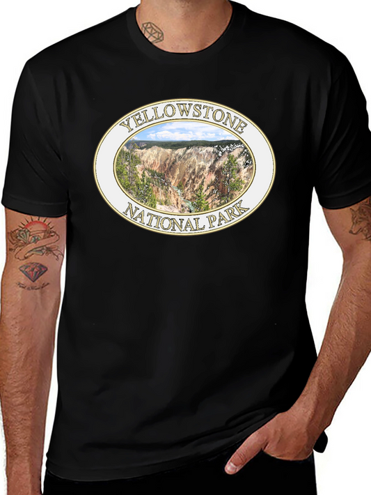 Yellowstone National Park Black T-Shirt