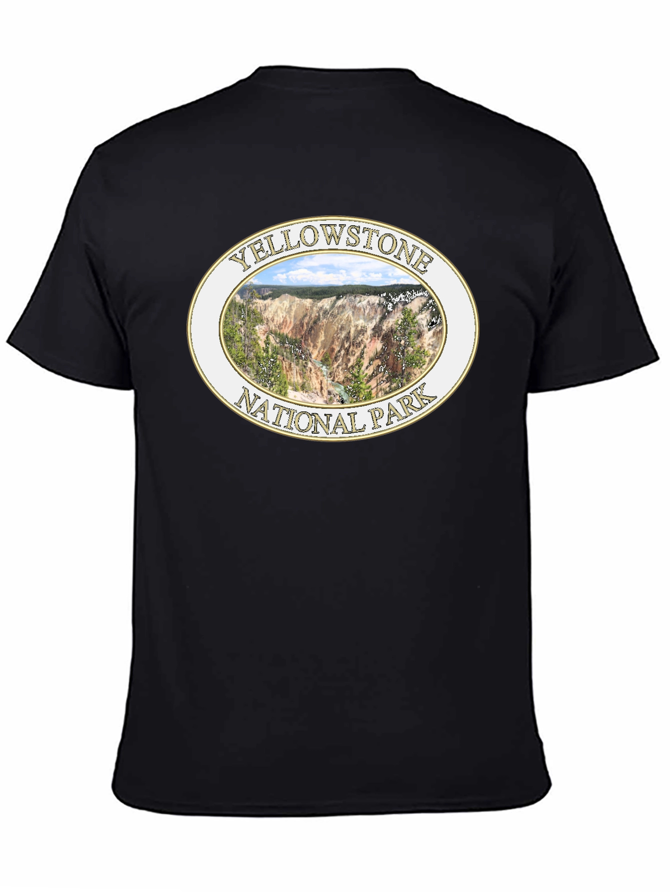 Yellowstone National Park Black T-Shirt