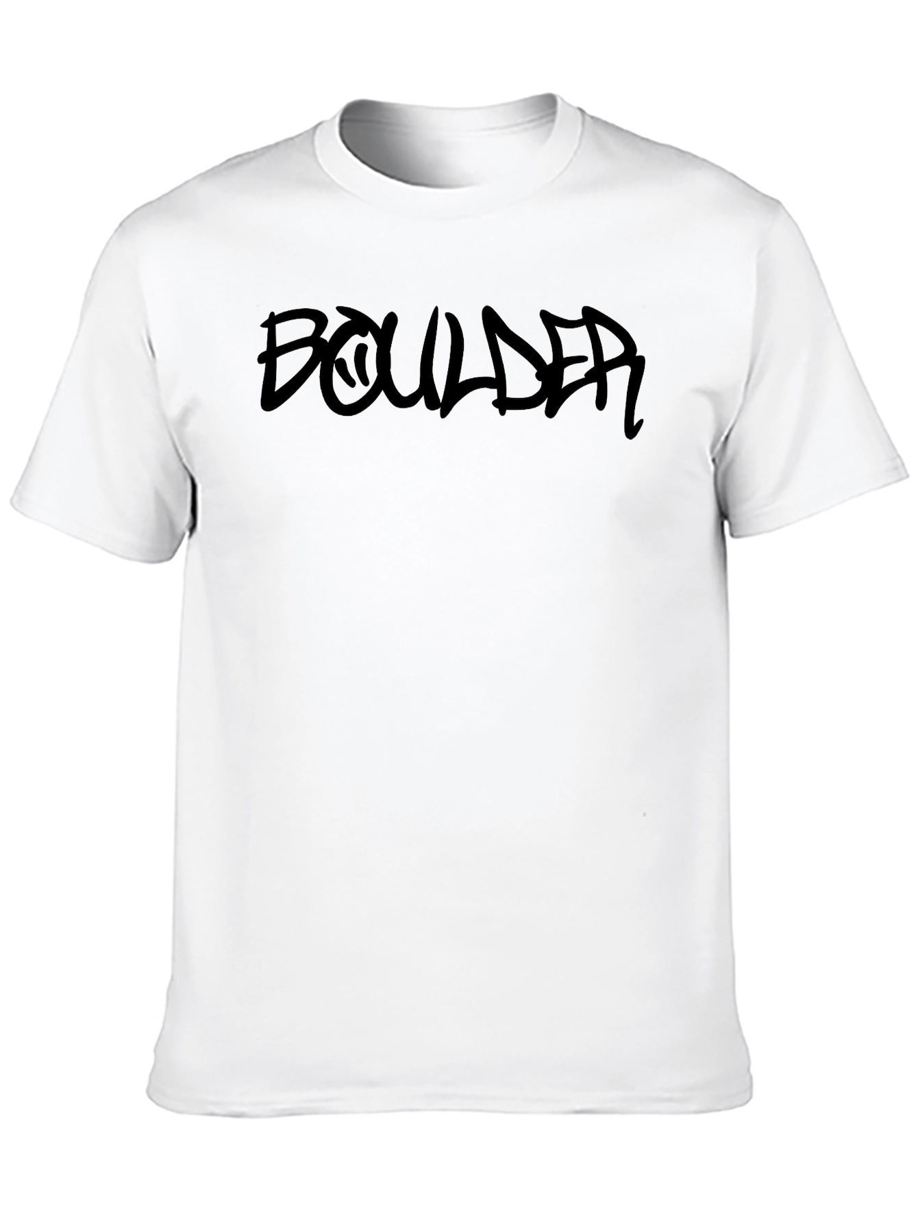 Boulder Graphic Print T-Shirt - Mens Black Tee