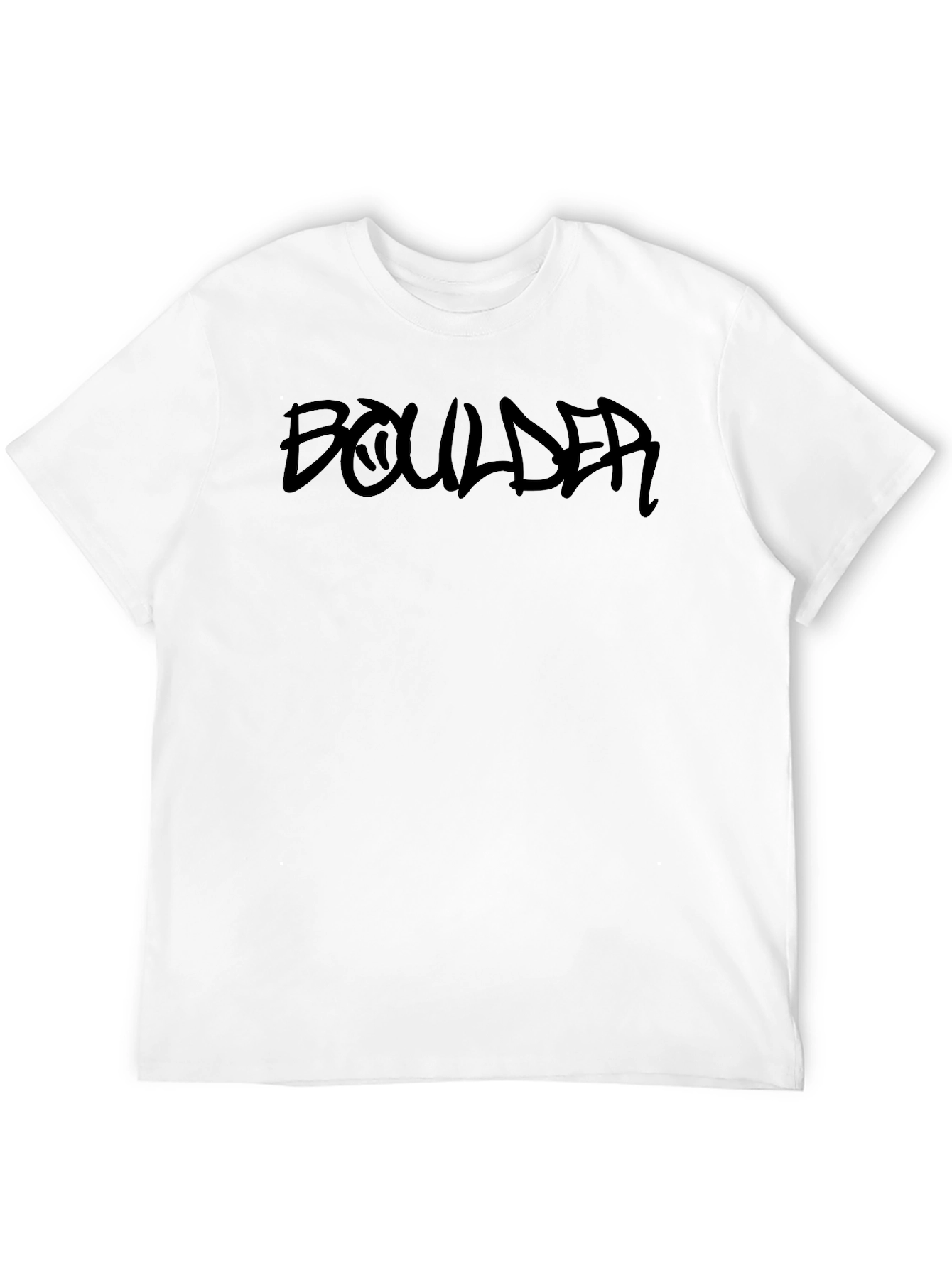 Boulder Graphic Print T-Shirt - Mens Black Tee