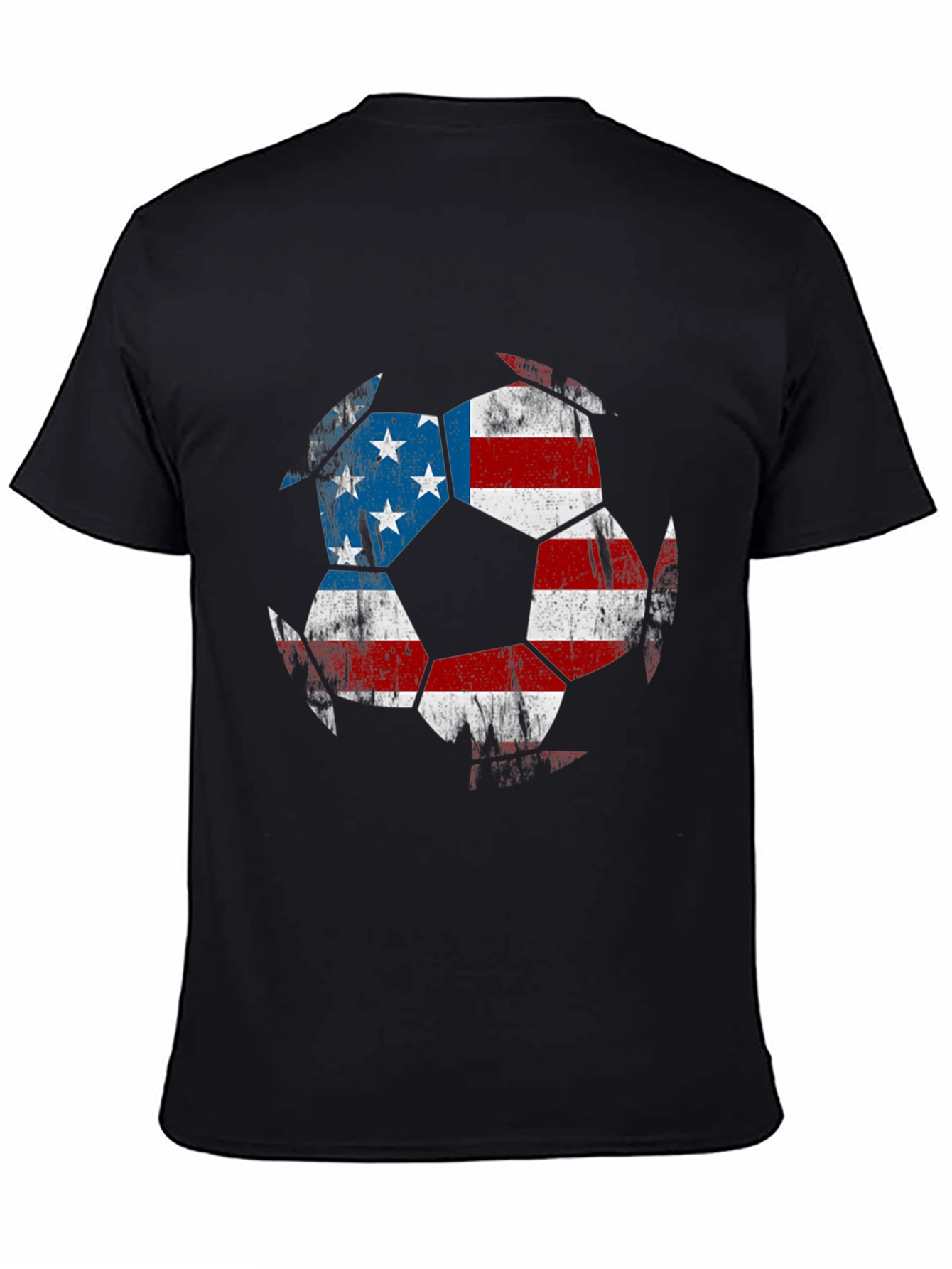 USA Flag Soccer Ball T-Shirt