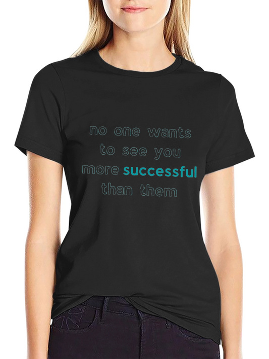 Successful Tee - Black Graphic T-Shirt
