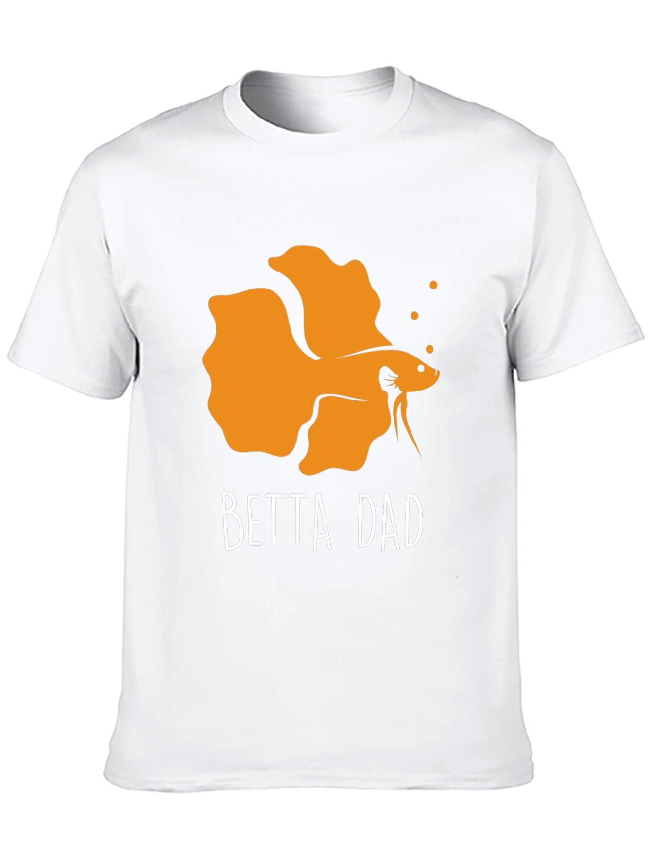 Betta Dad Graphic Tee - Black Cotton T-Shirt