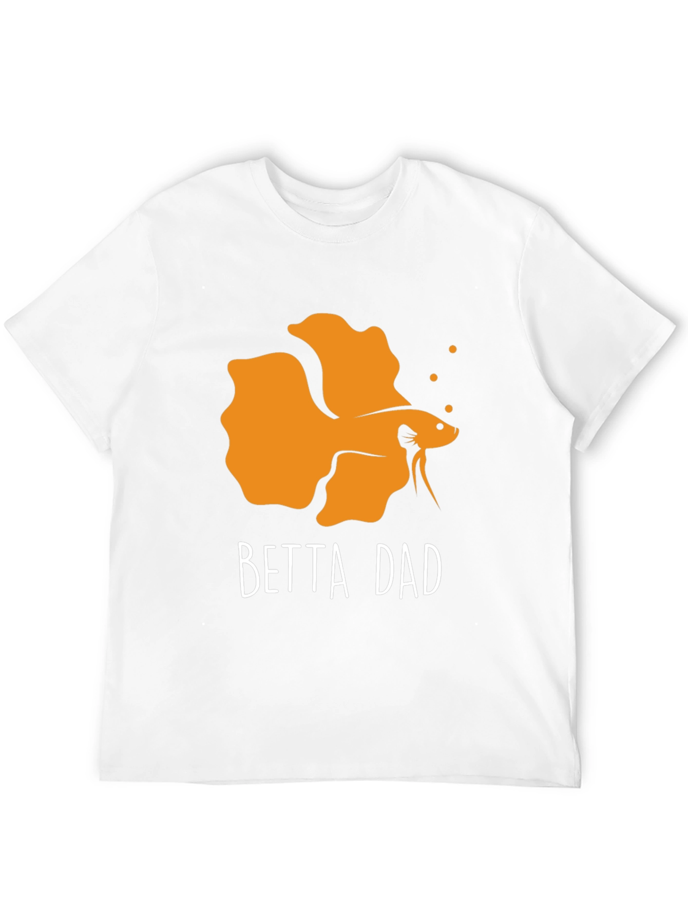 Betta Dad Graphic Tee - Black Cotton T-Shirt
