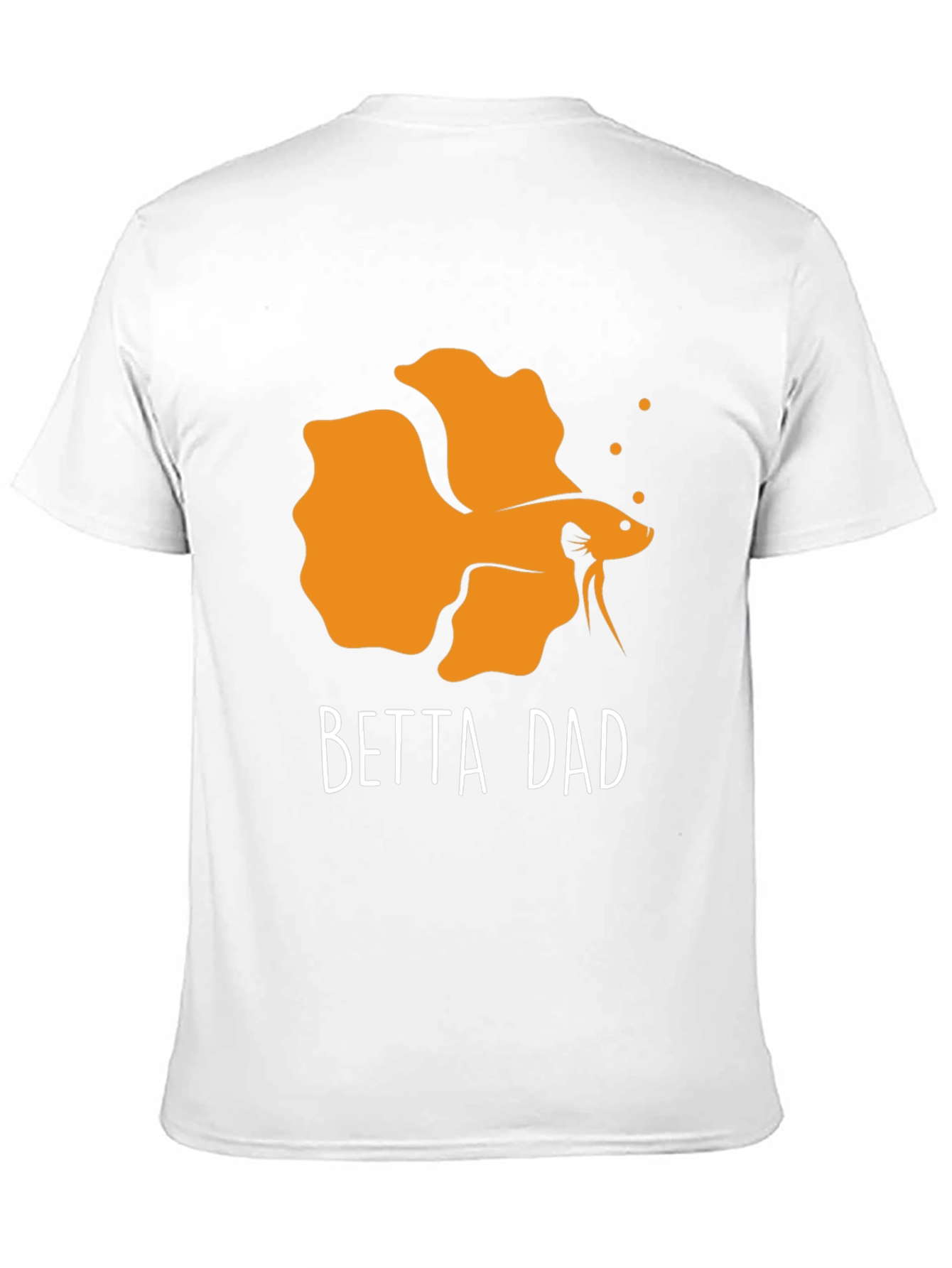 Betta Dad Graphic Tee - Black Cotton T-Shirt