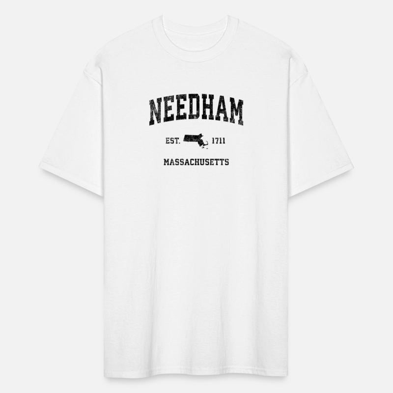 Needham Massachusetts Ma Sports Black Print