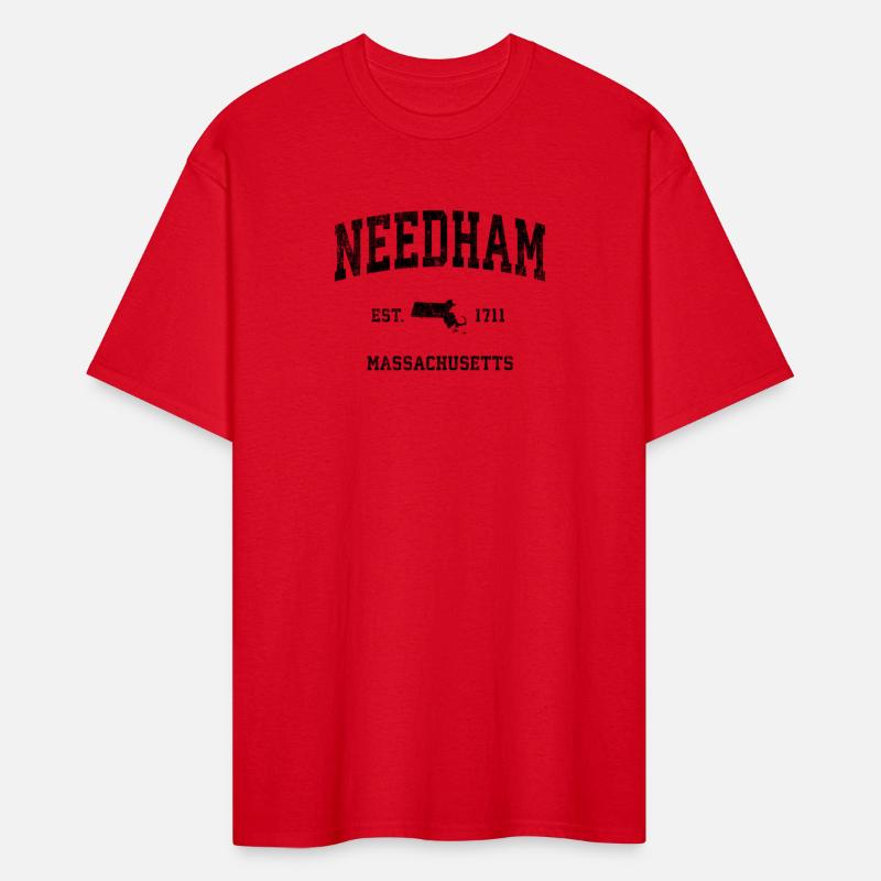 Needham Massachusetts Ma Sports Black Print