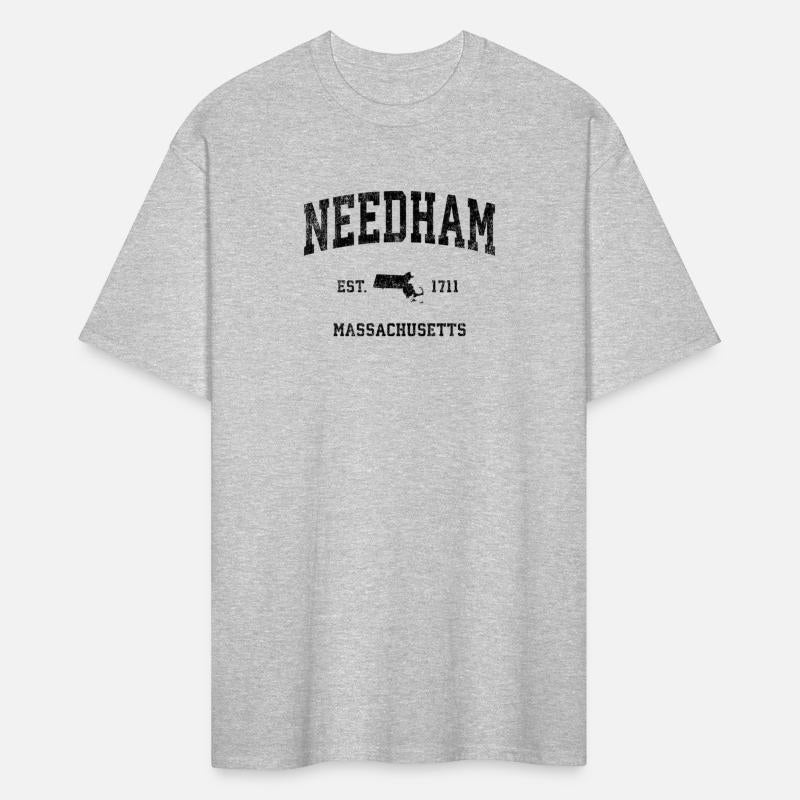 Needham Massachusetts Ma Sports Black Print