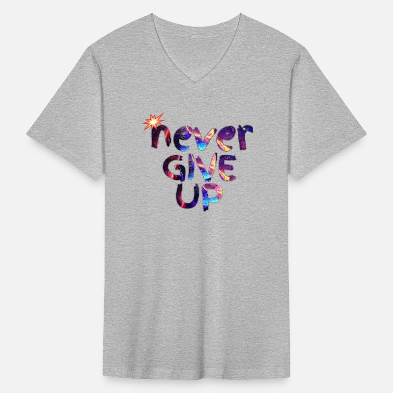 Never give up "Motivational quotes" galaxy