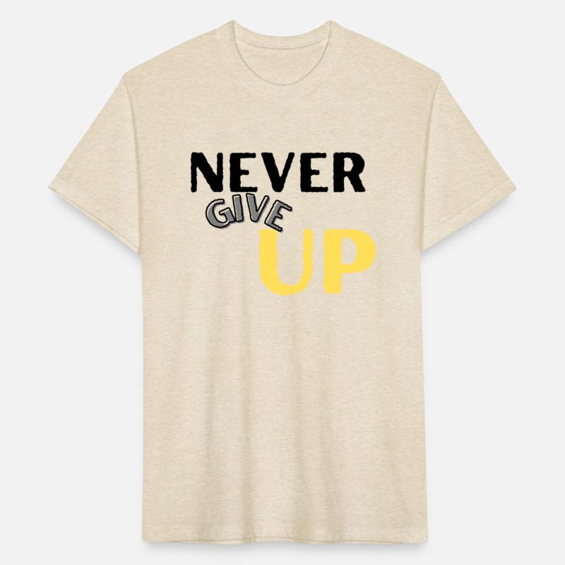 never give up