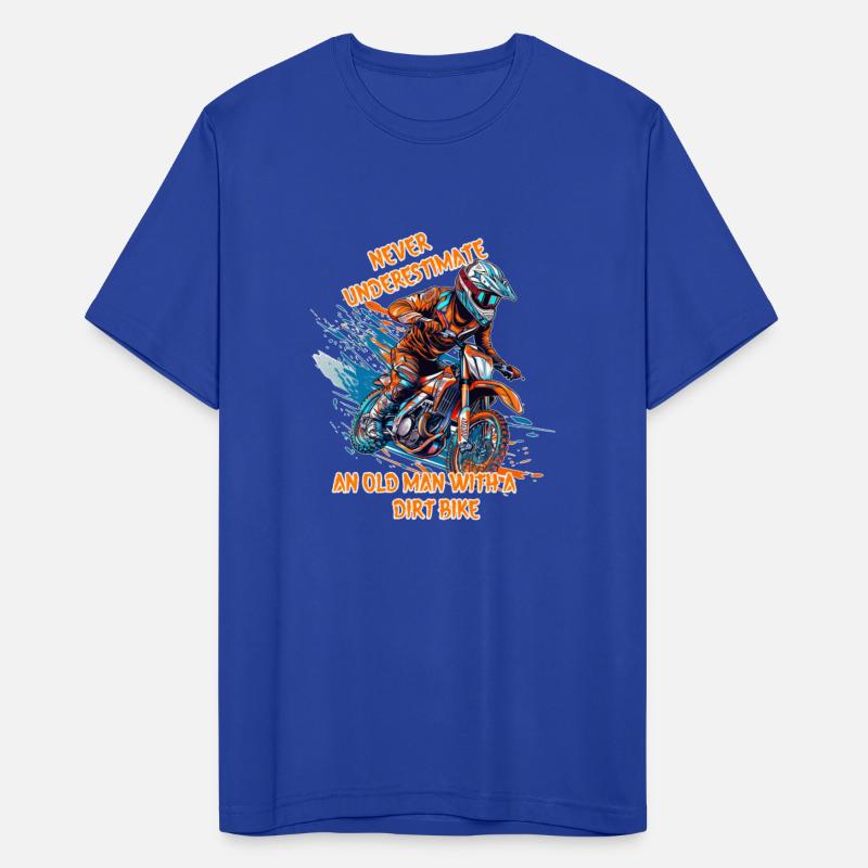 never underestimate an old man with dirt bike