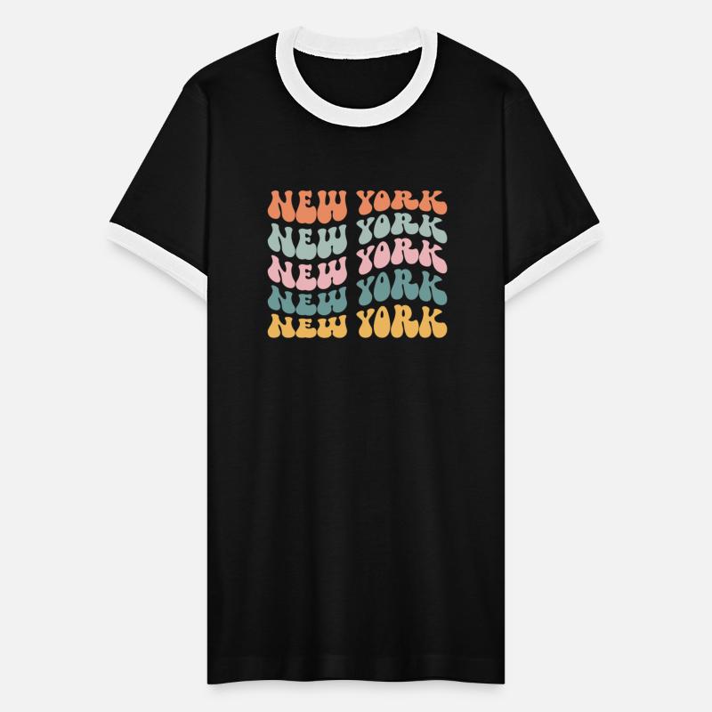 New York State New Yorker Pride Groovy Retro