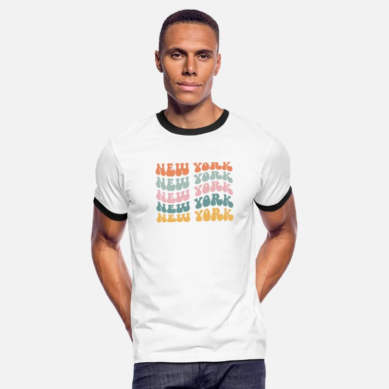 New York State New Yorker Pride Groovy Retro