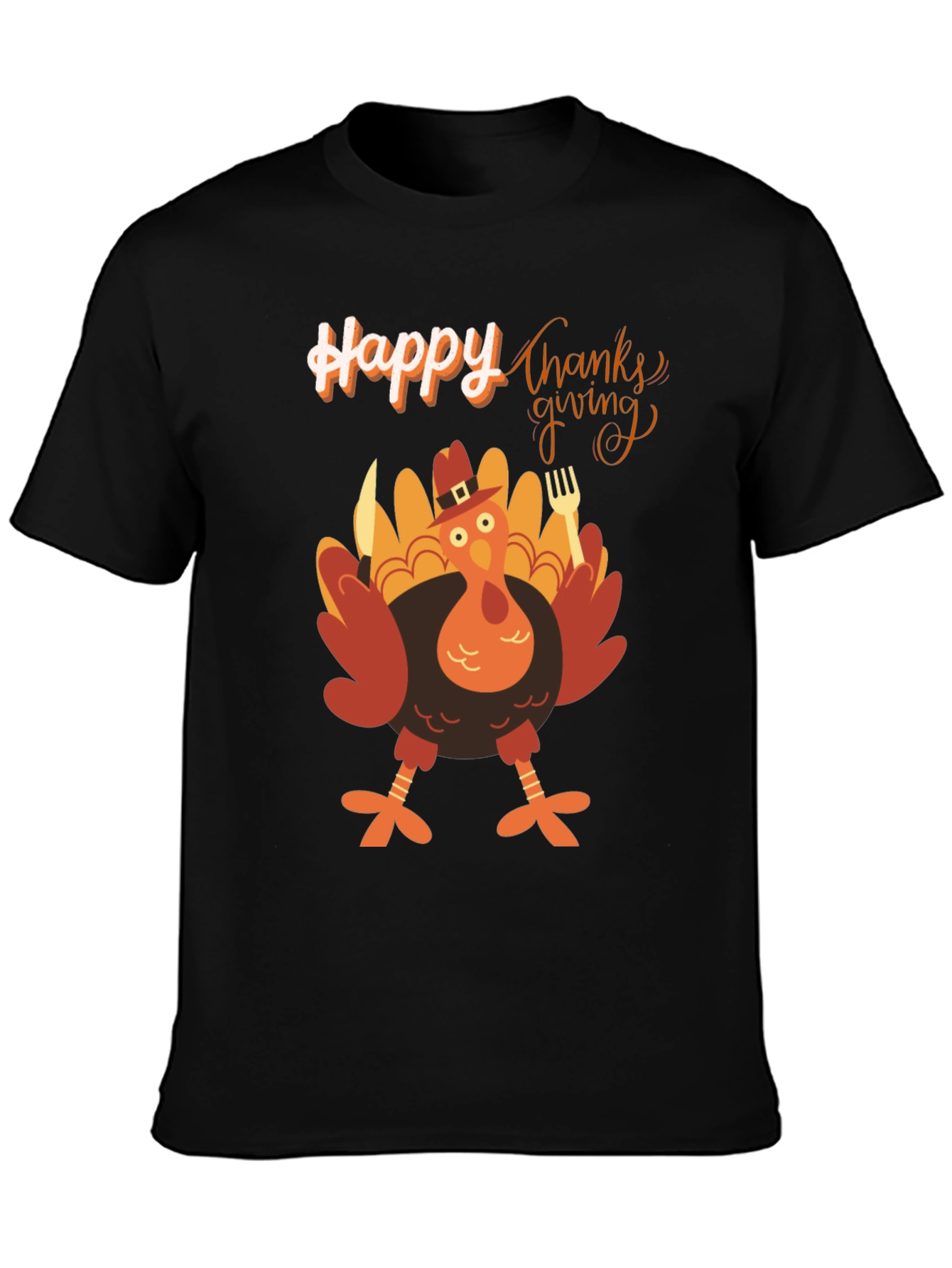 Thanksgiving Turkey T-Shirt Holiday Apparel