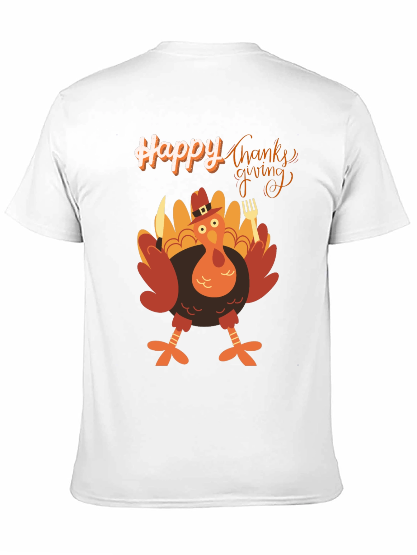 Thanksgiving Turkey T-Shirt Holiday Apparel