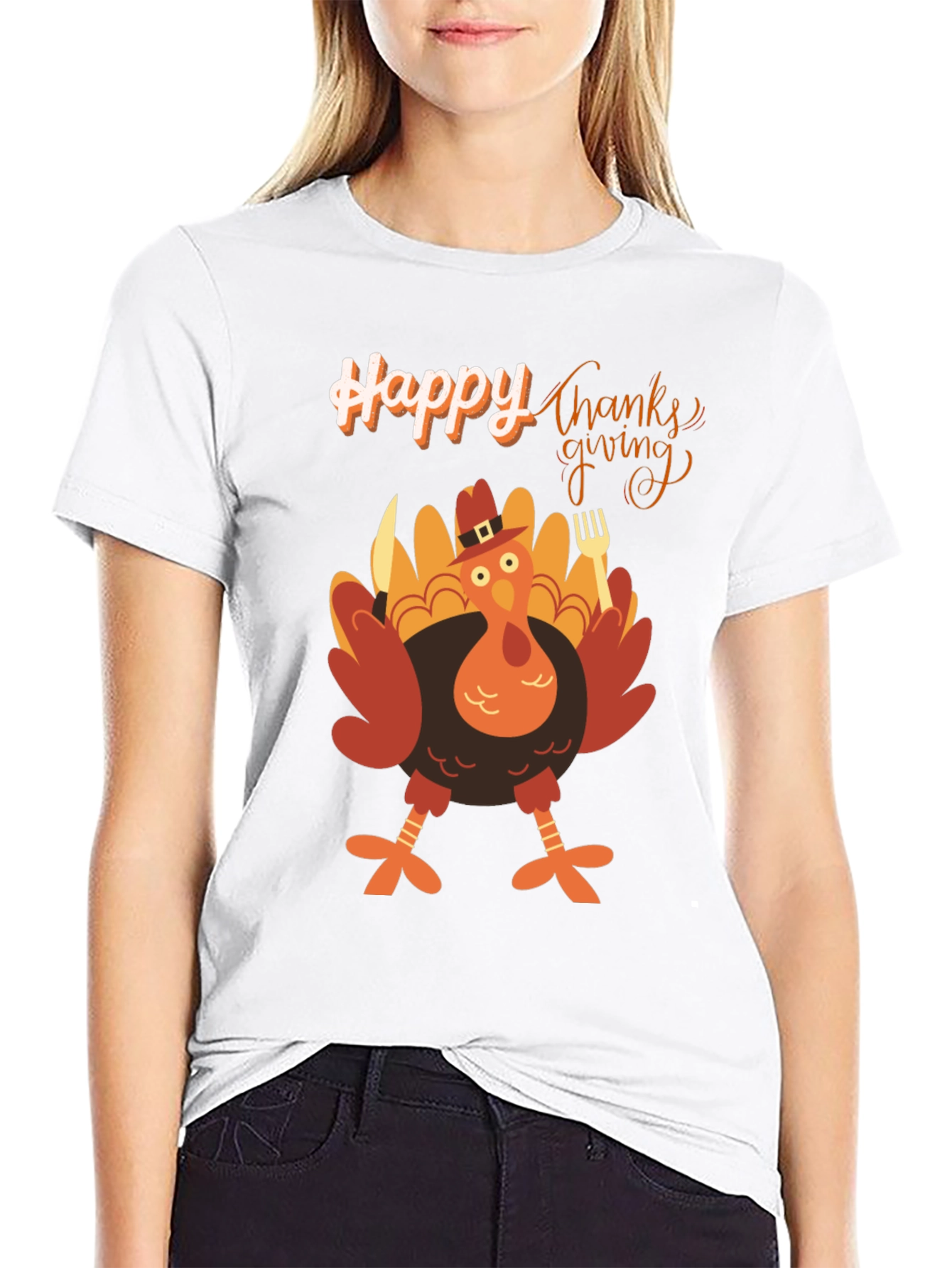 Thanksgiving Turkey T-Shirt Holiday Apparel
