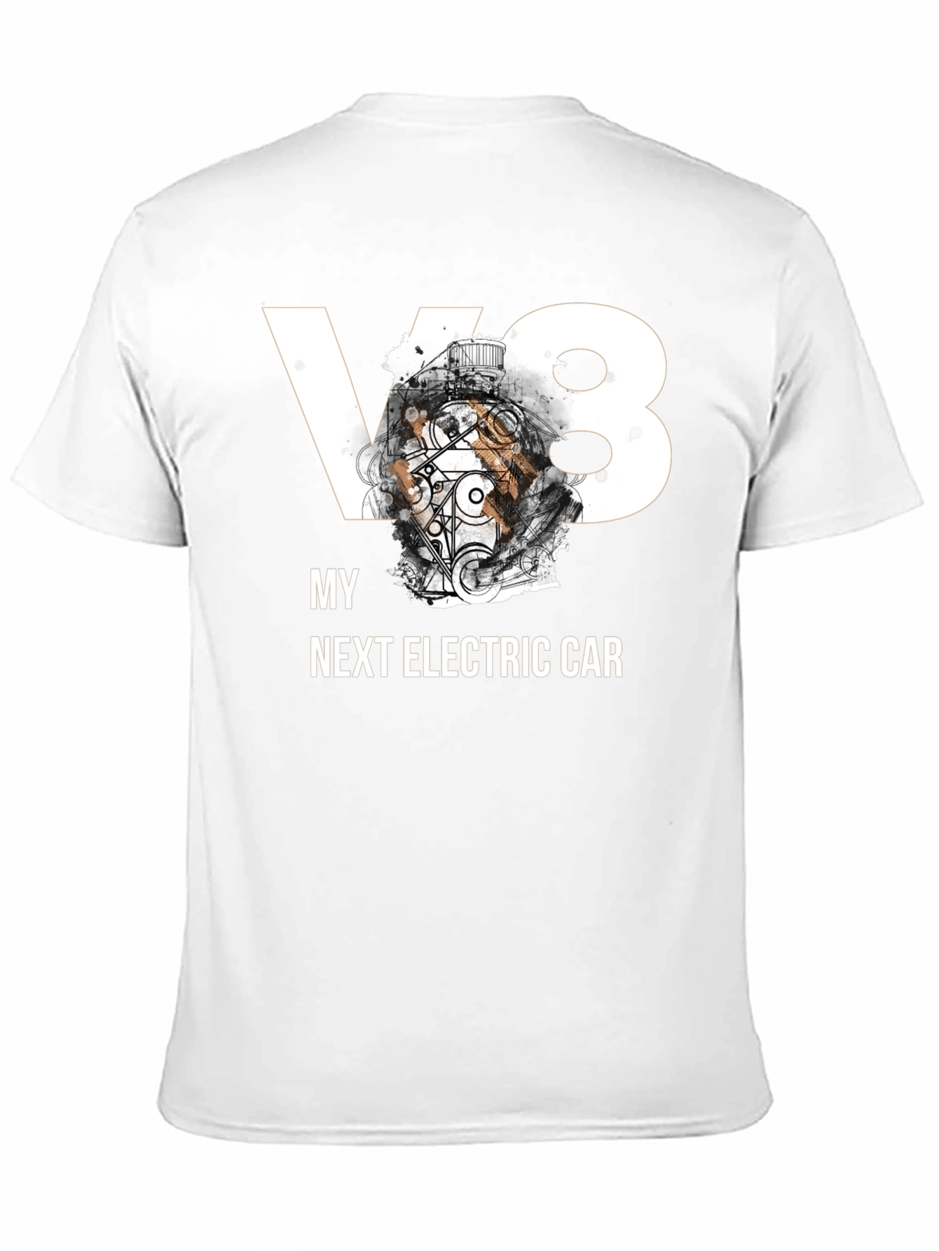 V8 My Next Electric Car Graphic T-Shirt