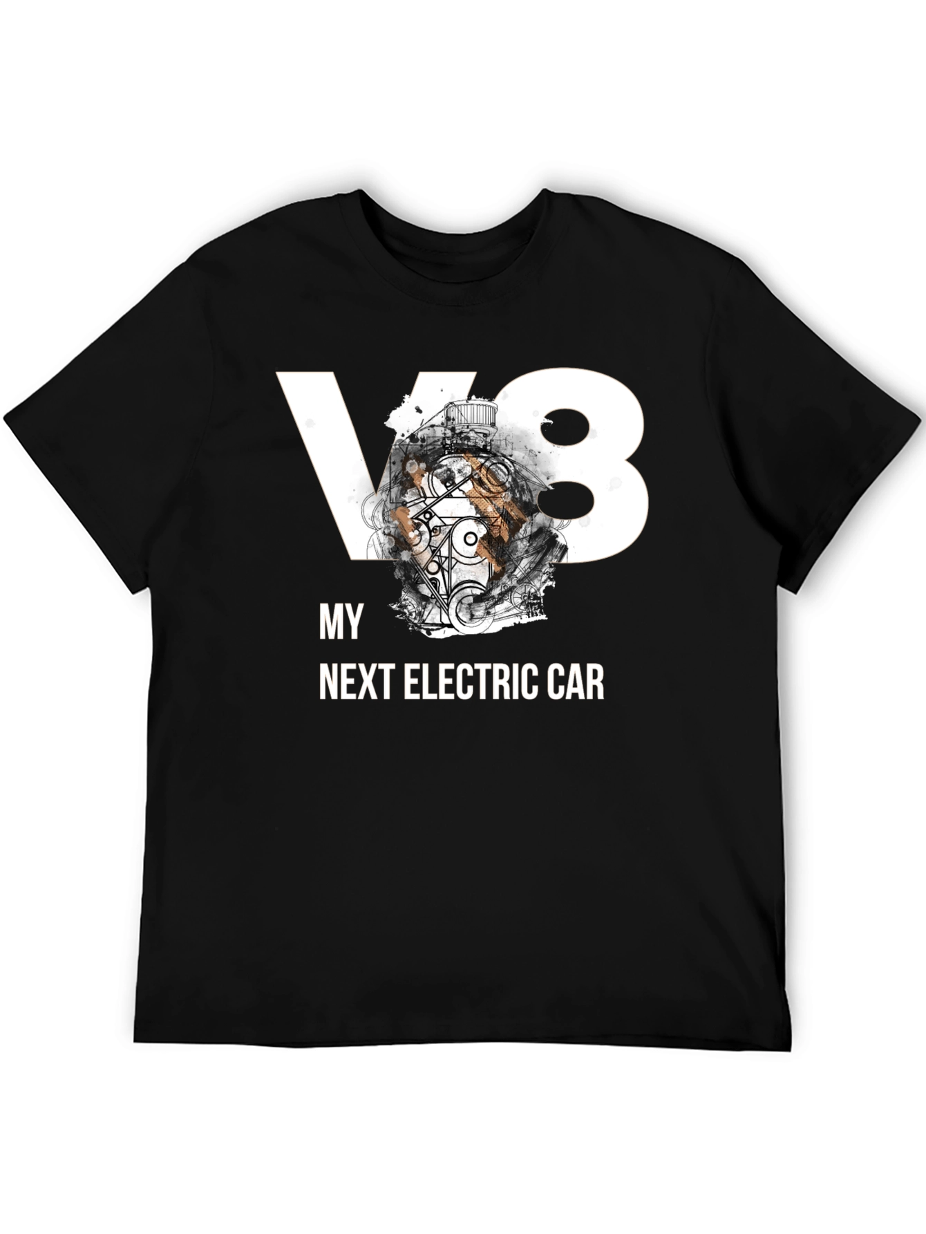 V8 My Next Electric Car Graphic T-Shirt