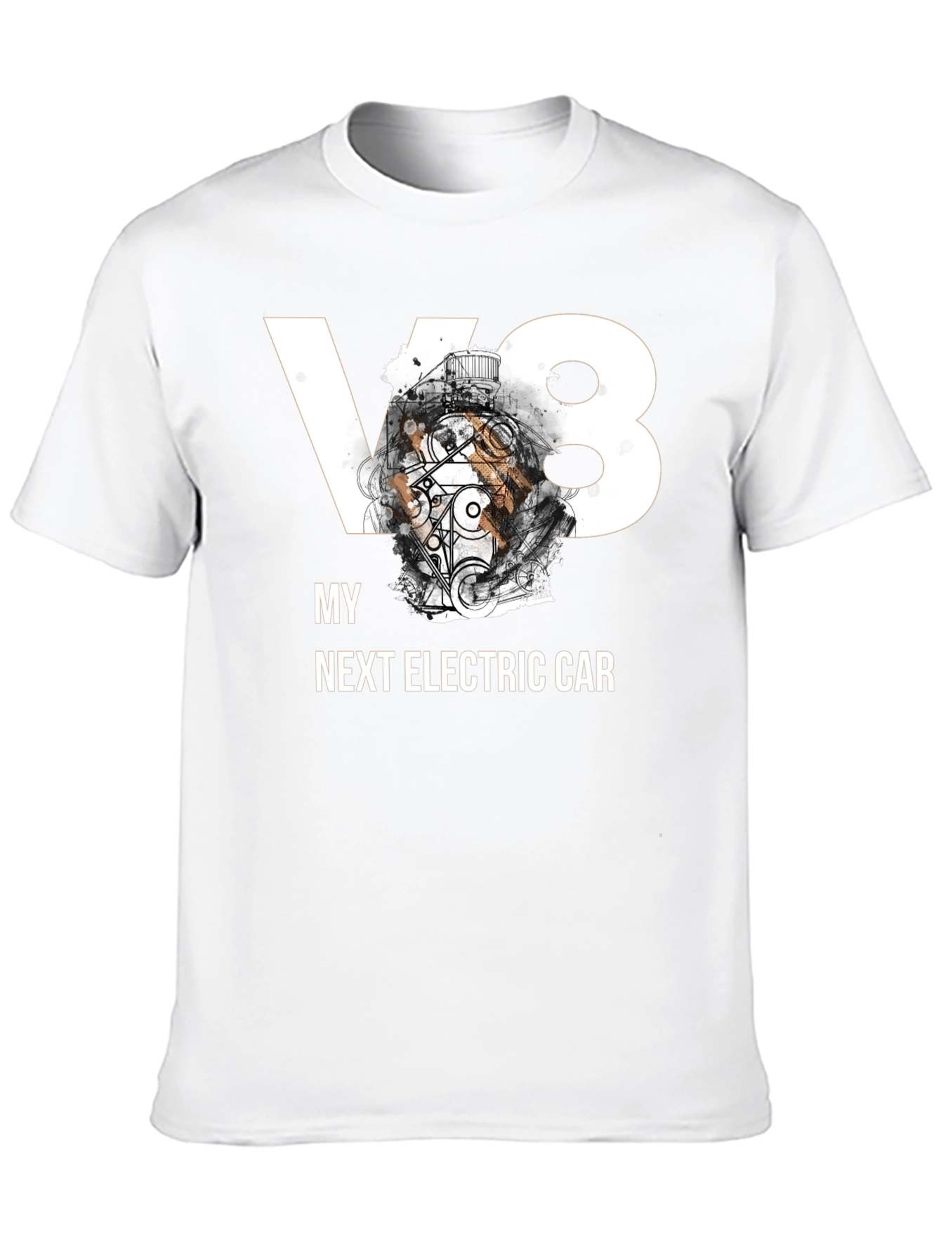 V8 My Next Electric Car Graphic T-Shirt