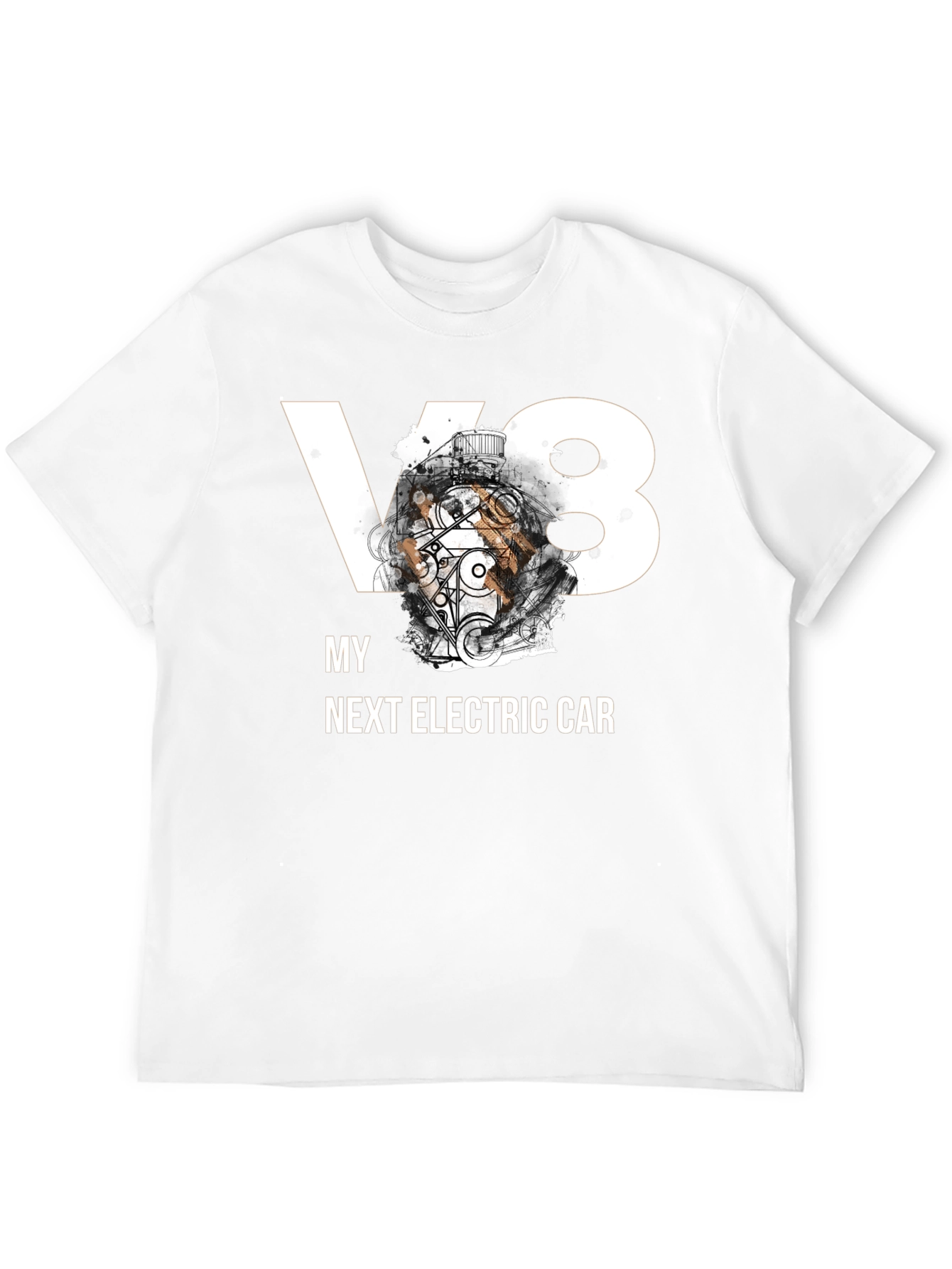 V8 My Next Electric Car Graphic T-Shirt