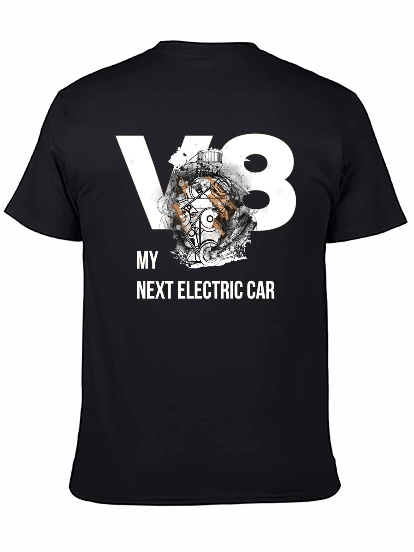 V8 My Next Electric Car Graphic T-Shirt