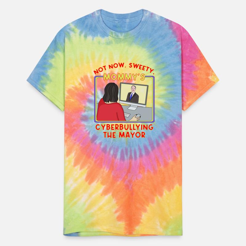 Not Now, Sweety. Mommy's Cyberbullying the Mayor