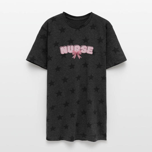 Nurse T Shirt with pink Bow Design