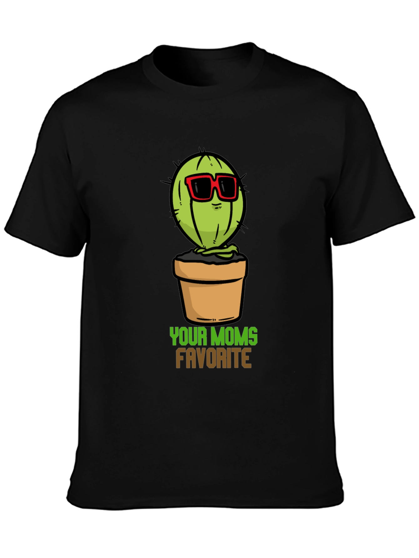 Your Moms Favorite Cactus T-Shirt - Black