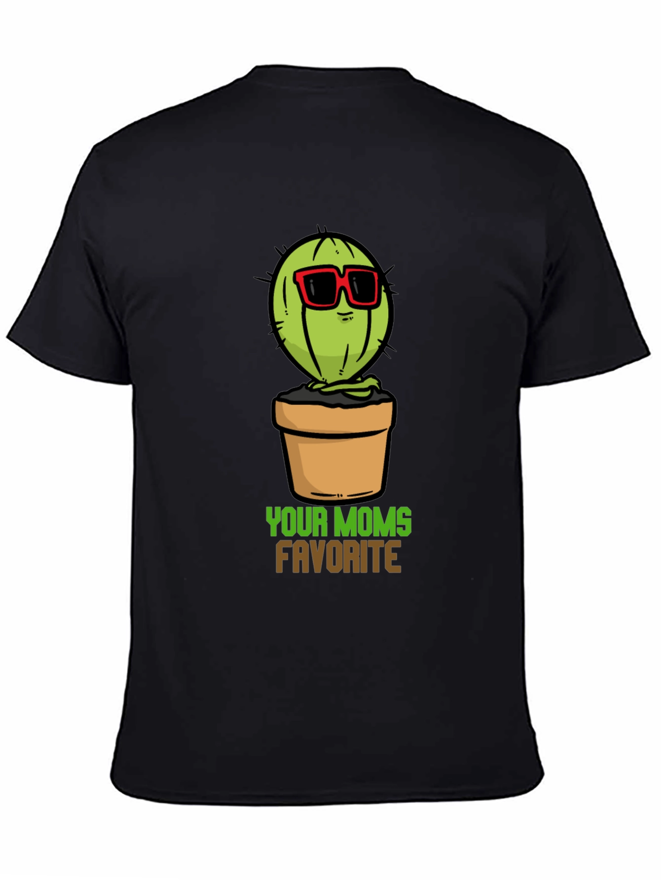 Your Moms Favorite Cactus T-Shirt - Black