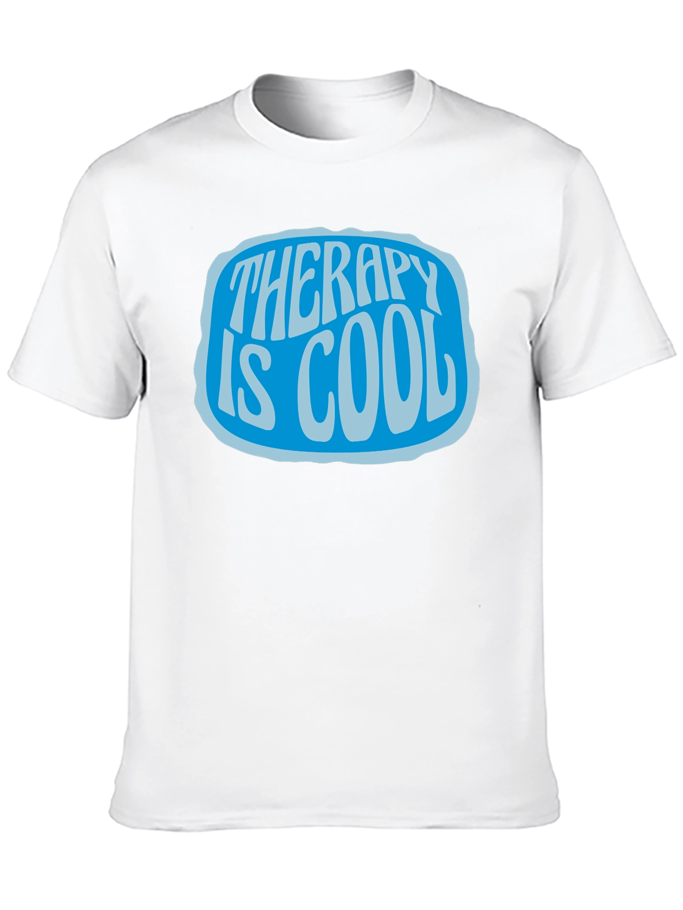 Therapy is Cool Graphic Tee - Black