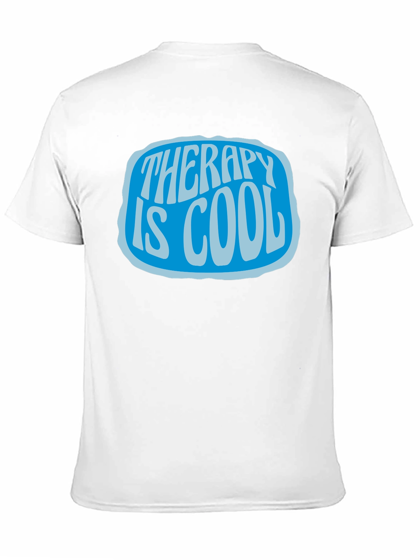 Therapy is Cool Graphic Tee - Black