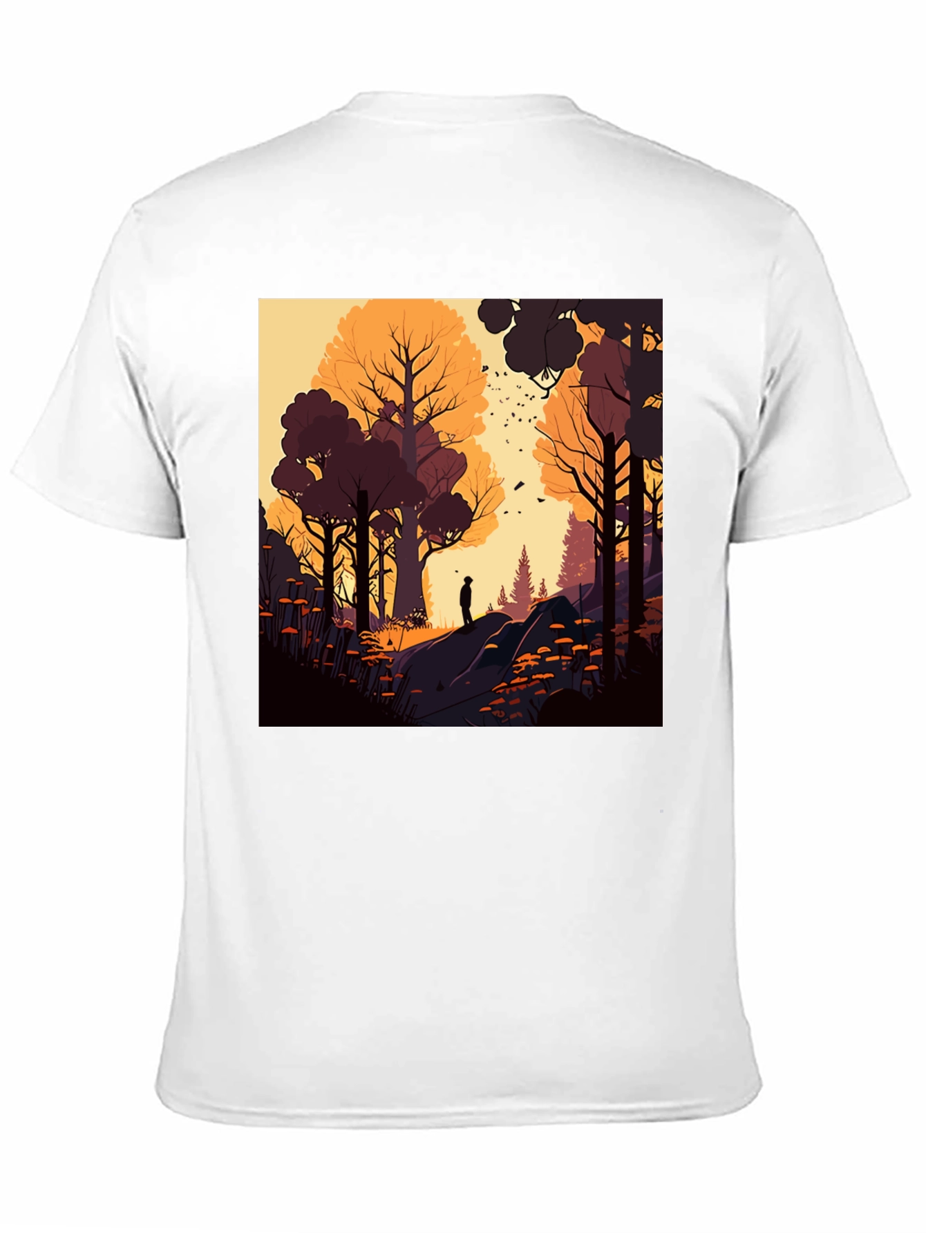 Artistic Forest Graphic T-Shirt - Stylish Nature Tee