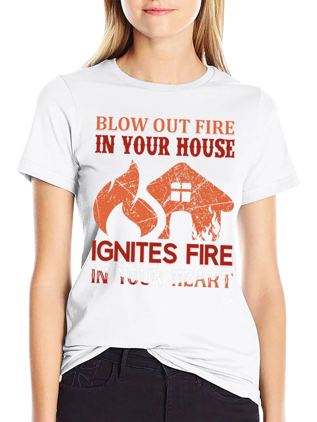 Blow Out Fire Graphic Tee