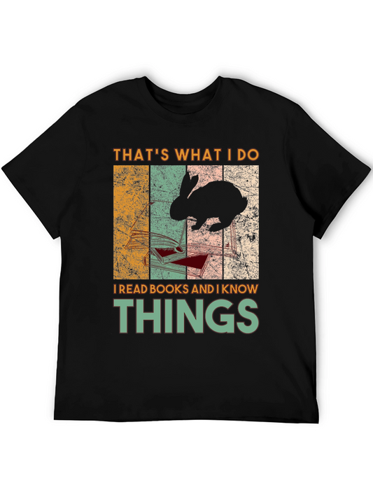 Thats What I Do I Read Books Rabbit T-Shirt