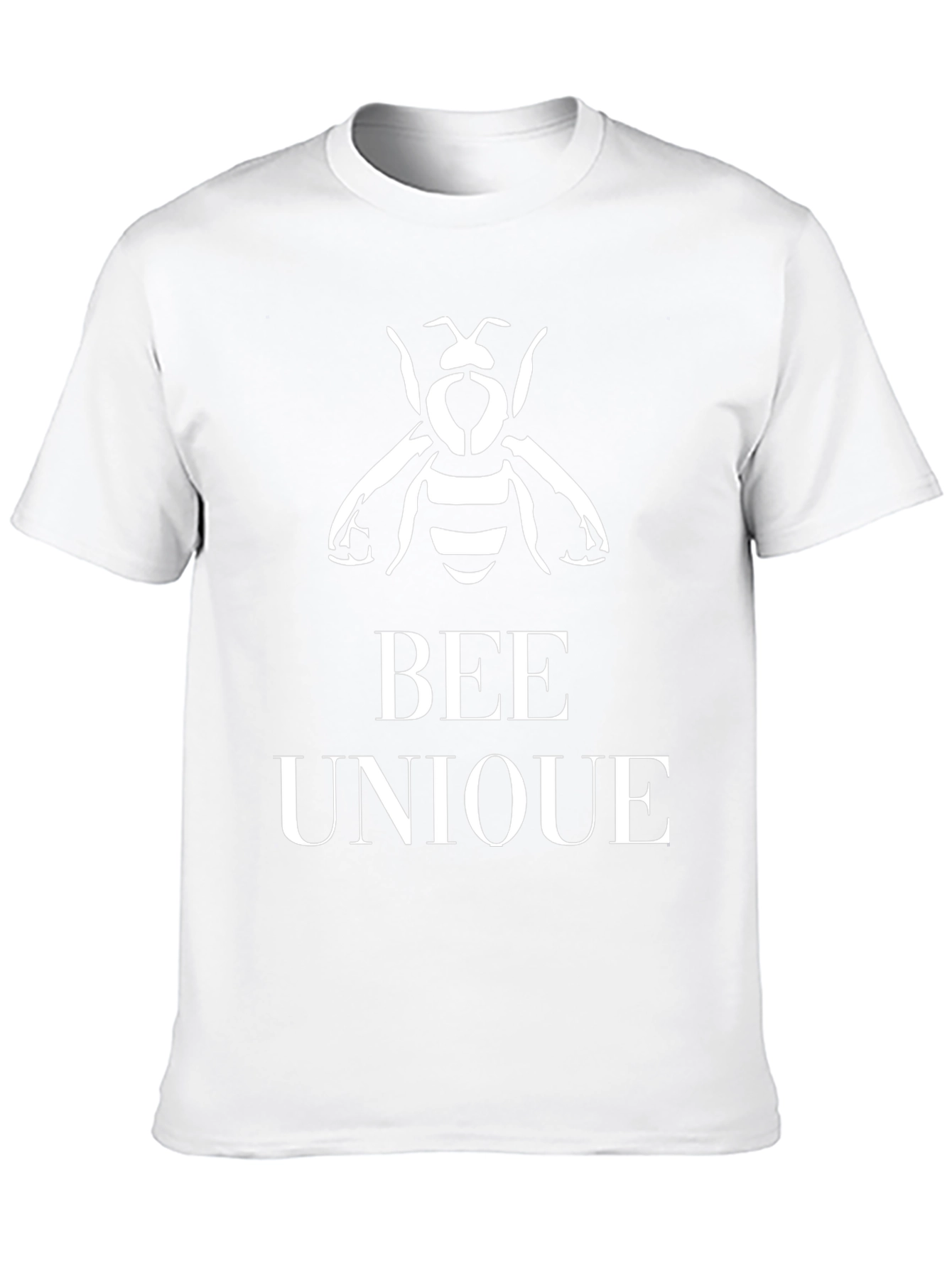 Bee Unique Graphic Tee - Black Cotton Blend