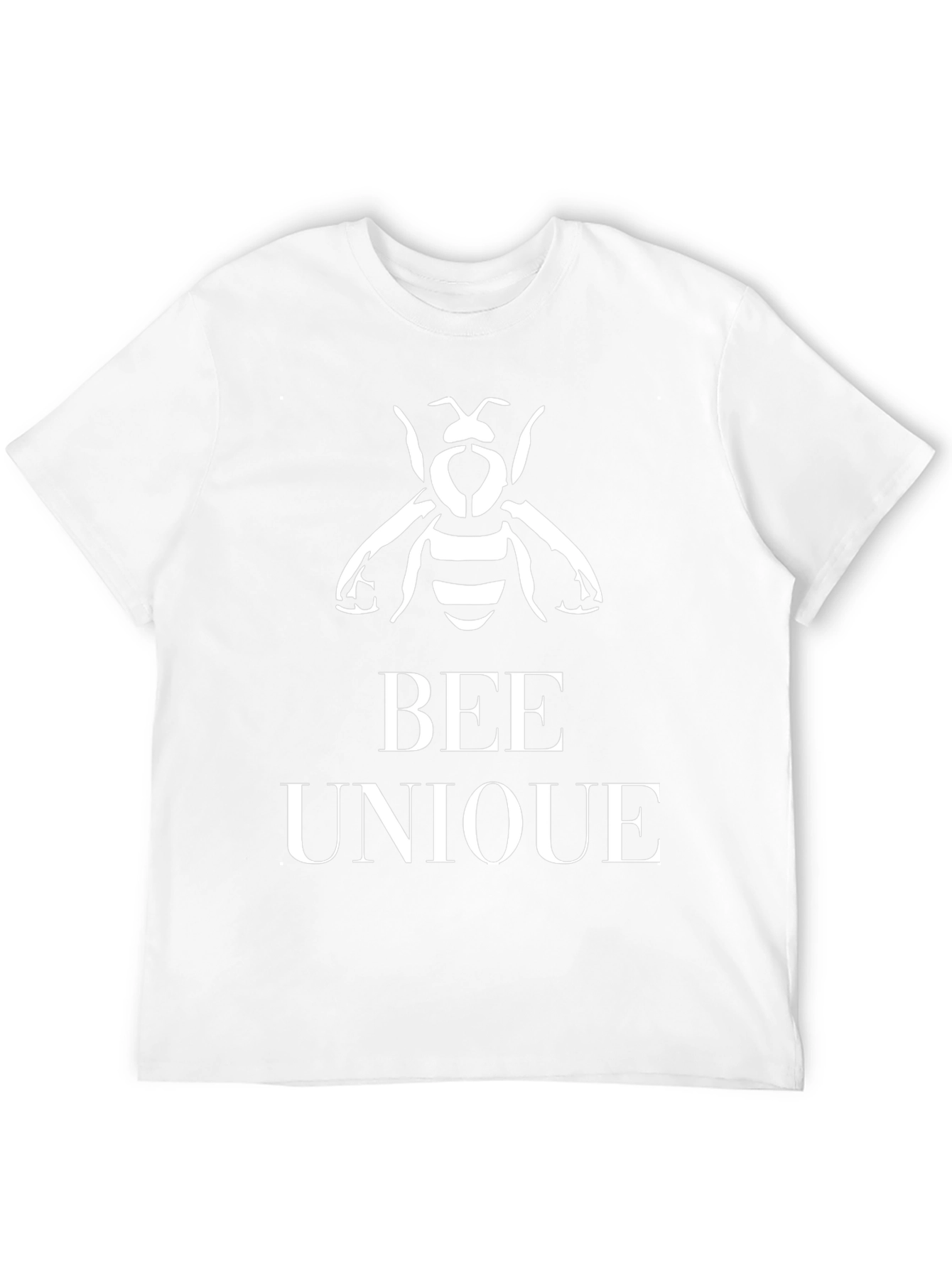 Bee Unique Graphic Tee - Black Cotton Blend