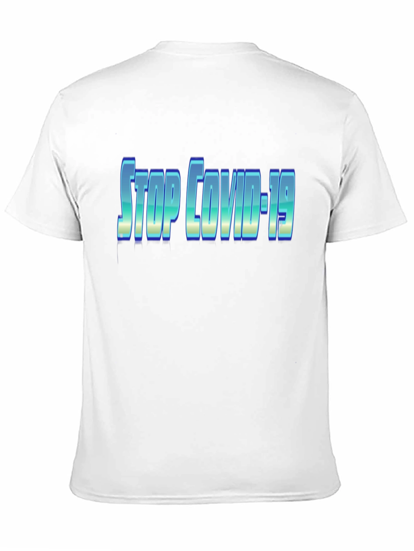 Stop COVID-19 Black T-Shirt