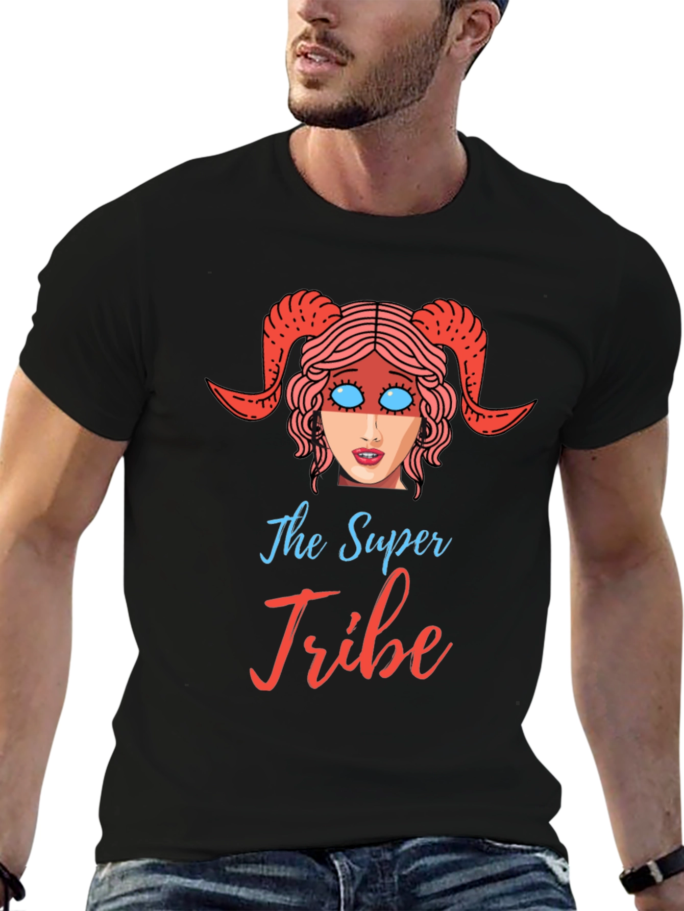 The Super Tribe Graphic Tee - Unique Design